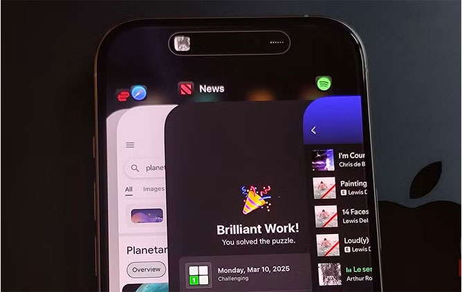 App Switcher trên iPhone 16 Pro