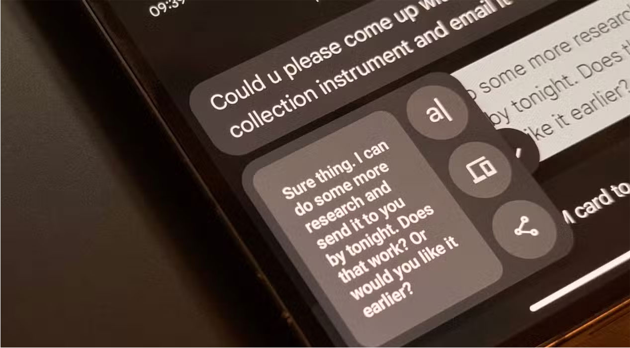 Bản xem trước clipboard trên Android 15