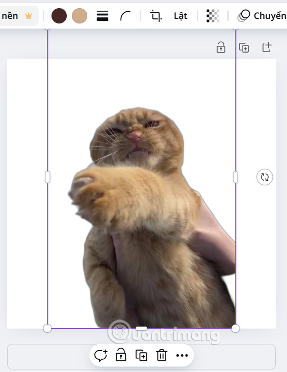 Làm nền ảnh trong suốt trên Canva