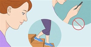 Cách tránh bị ngã cầu thang