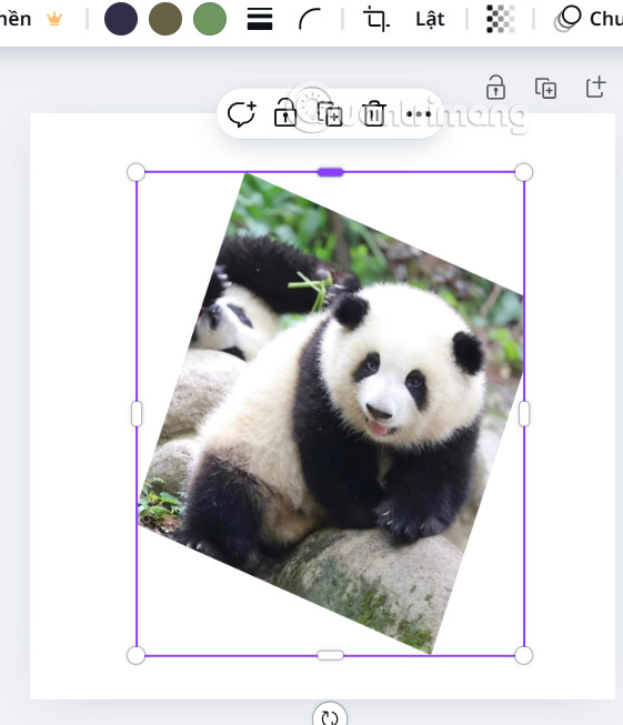 Ảnh nghiêng 3D trên Canva