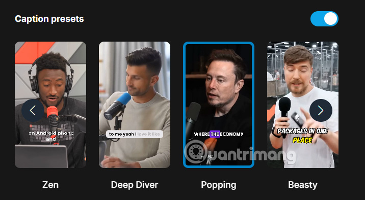 Phụ đề video YouTube Shorts