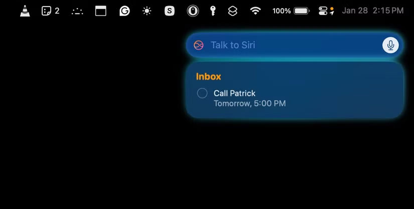 Sử dụng Siri để thêm nhiệm vụ vào Reminders