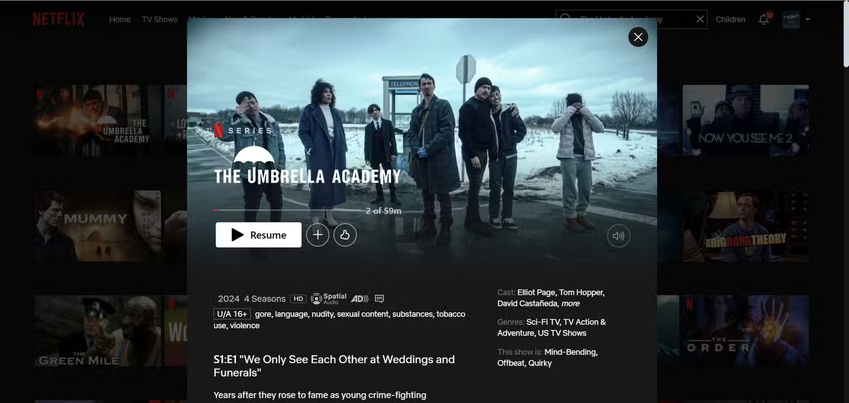 Xem trước series phim The Umbrella Academy trên Netflix