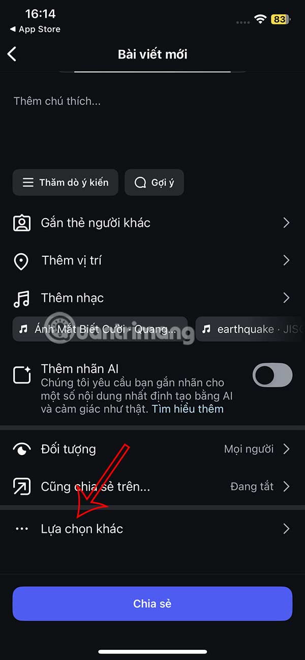 Cài đặt nâng cao Instagram
