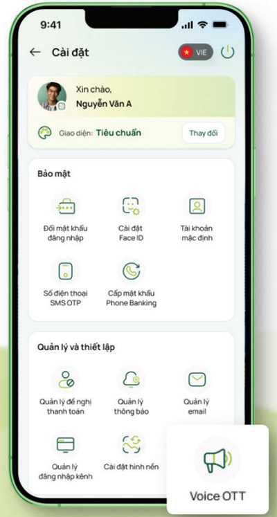 Cài đặt ứng dụng VCB Digibank