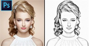 Cách biến ảnh thành bản phác thảo bút chì trong Photoshop
