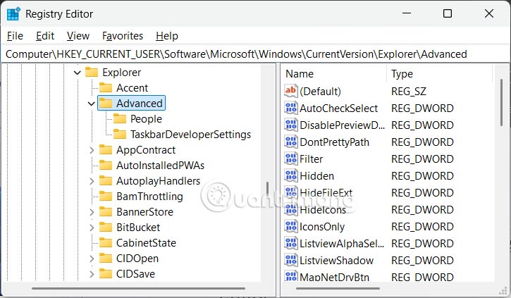 Truy cập đường dẫn Registry Editor 