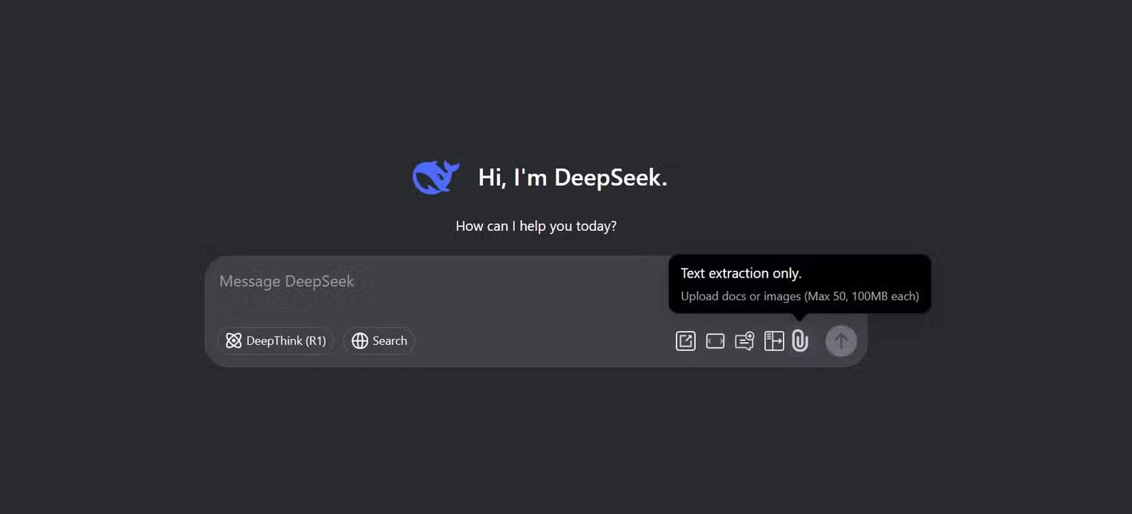 DeepSeek chỉ dành riêng cho trích xuất văn bản