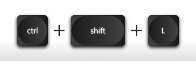 Ctrl + Shift + L