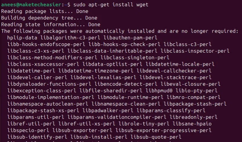 Cài đặt Wget