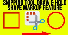 Trải nghiệm tính năng Draw & Hold mới của Snipping Tool