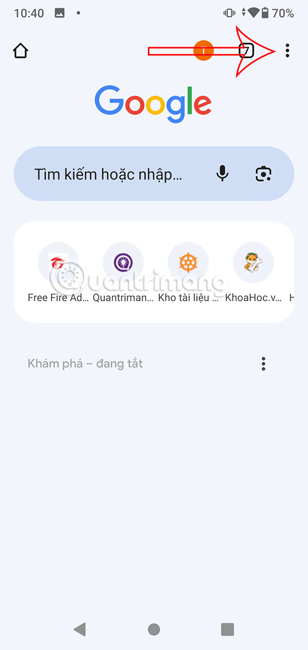 Tùy chỉnh trình duyệt
