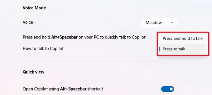 Sử dụng Copilot 