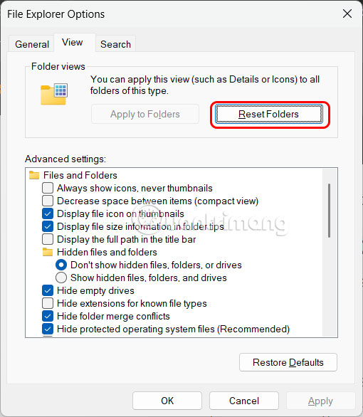 Cách fix lỗi menu thả xuống File Explorer Windows 11