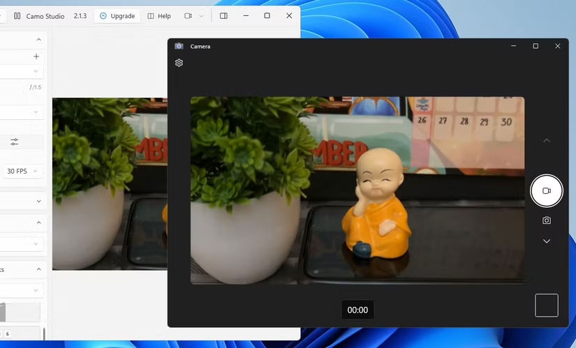Màn hình chụp ứng dụng Camera trên Windows