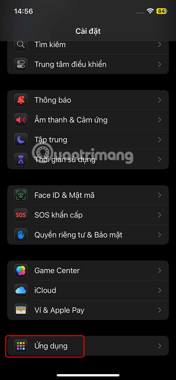 Ứng dụng trên iPhone 