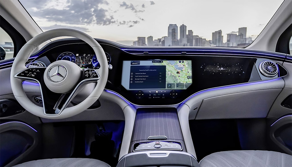 mercedes hỗ trợ AI cho trợ lý giọng nới Mercedes