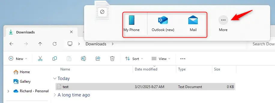 Hướng dẫn bật tính năng kéo thả file Windows 11