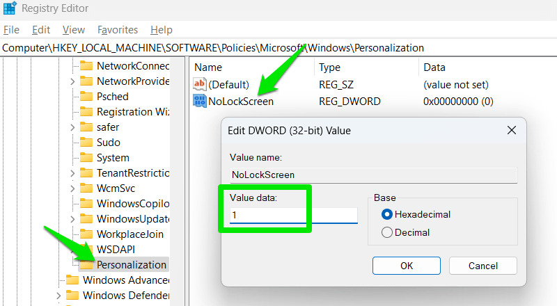 5 thủ thuật Windows Registry để tùy chỉnh màn hình khóa