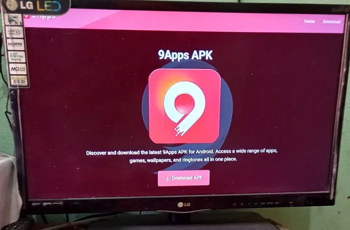 9Apps, một siêu thị Android TV dành cho các ứng dụng mới nhất.