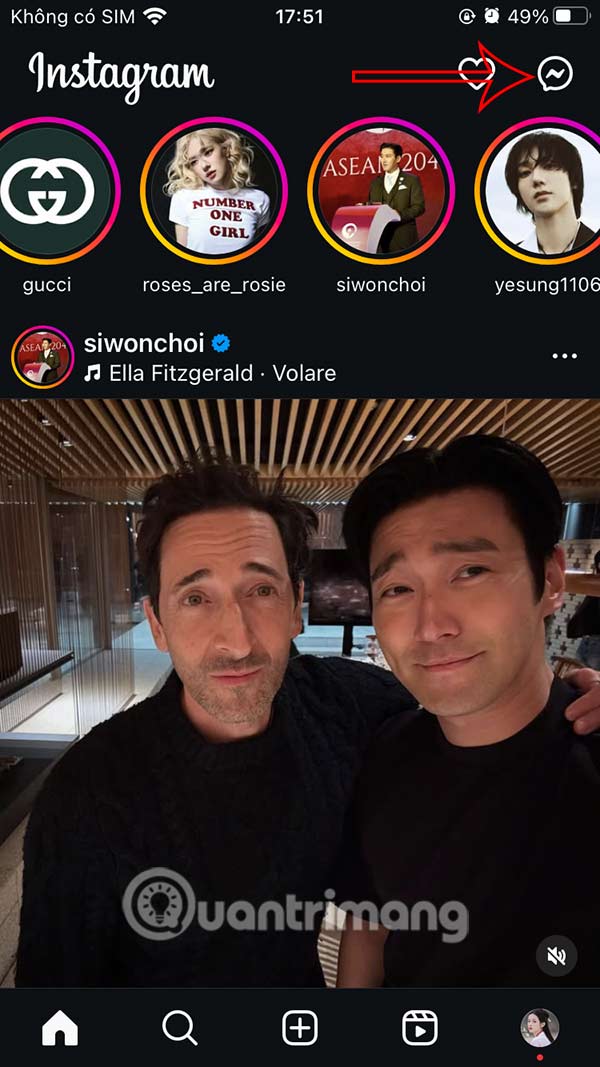 Tin nhắn trên Instagram