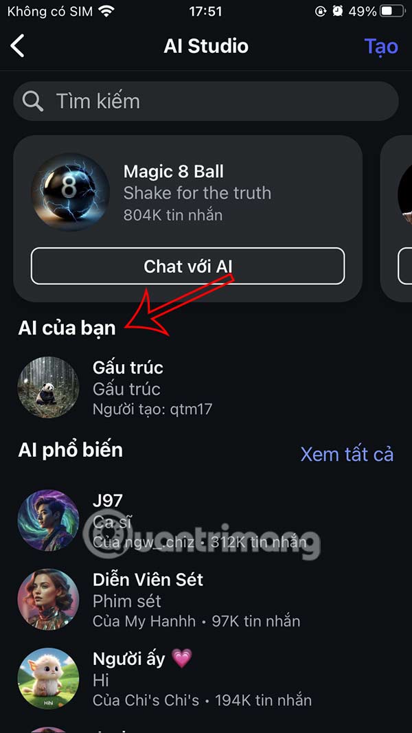 Nhân vật AI