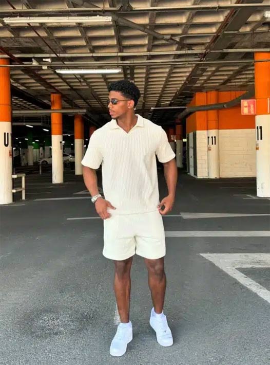 Áo thun Polo có họa tiết