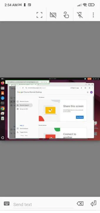 Chrome Remote Desktop Mobile
