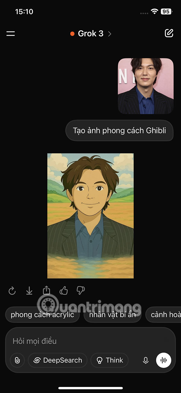 Ảnh phong cách Ghibli trên Grok AI