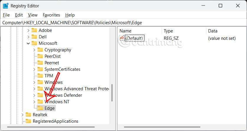 Truy cập thư mục theo đường dẫn 