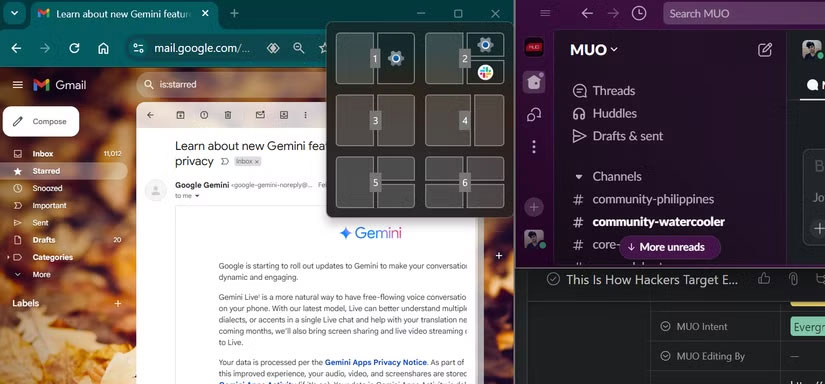 Sử dụng Snap Layouts để làm cho Virtual Desktop hiệu quả hơn