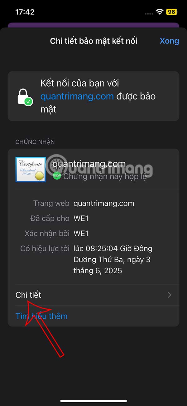 Xem thông tin chi tiết