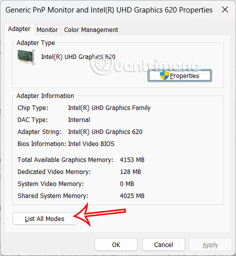 Khôi phục Display Settings Windows 11 qua Settings