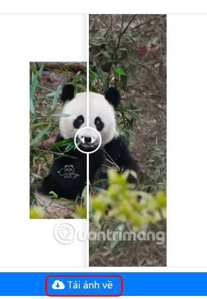 Tải ảnh mở rộng AI