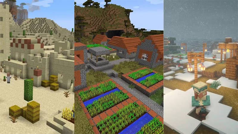 Nhiều quần xã mới trong Minecraft