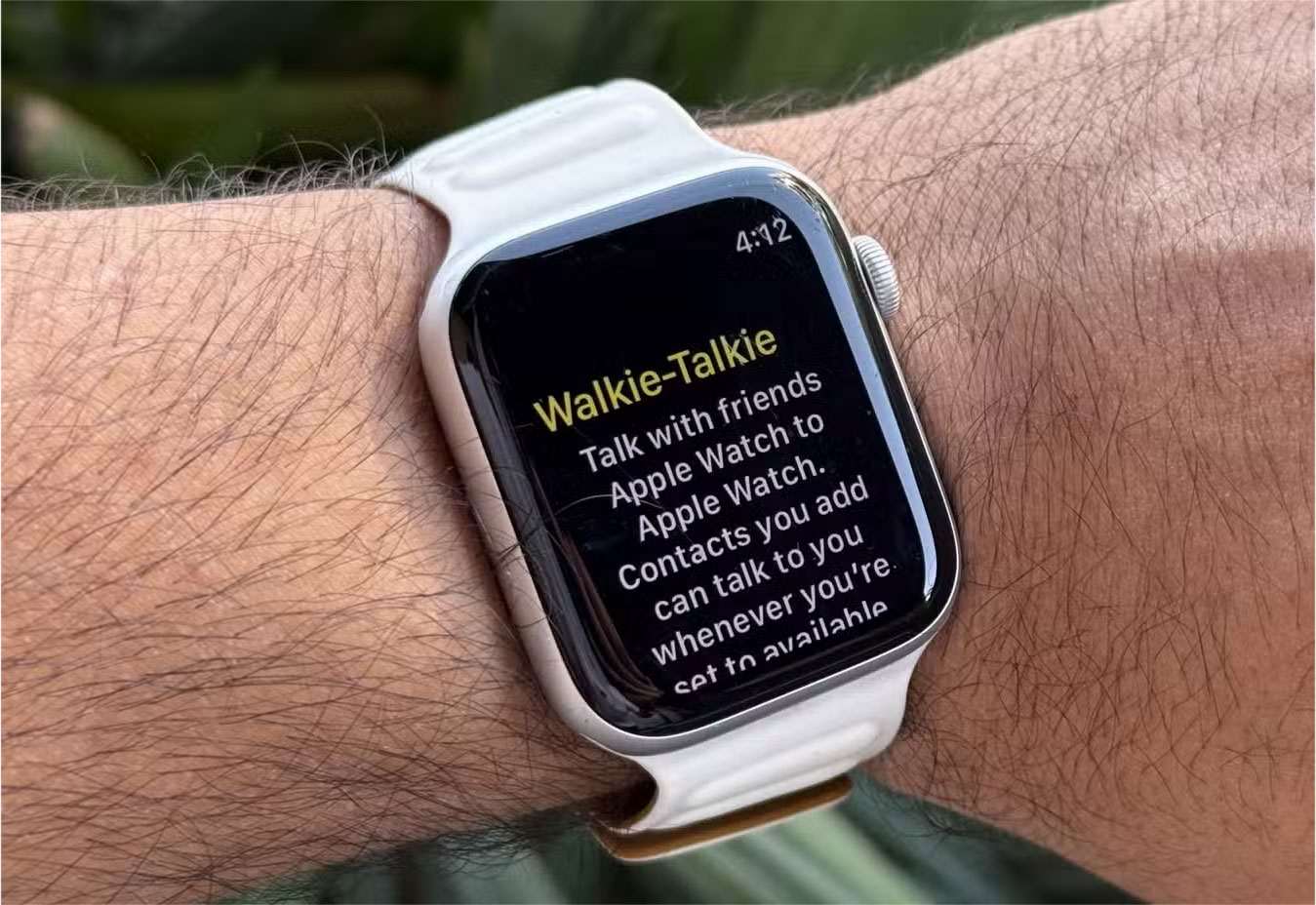 Tính năng bộ đàm trên Apple Watch