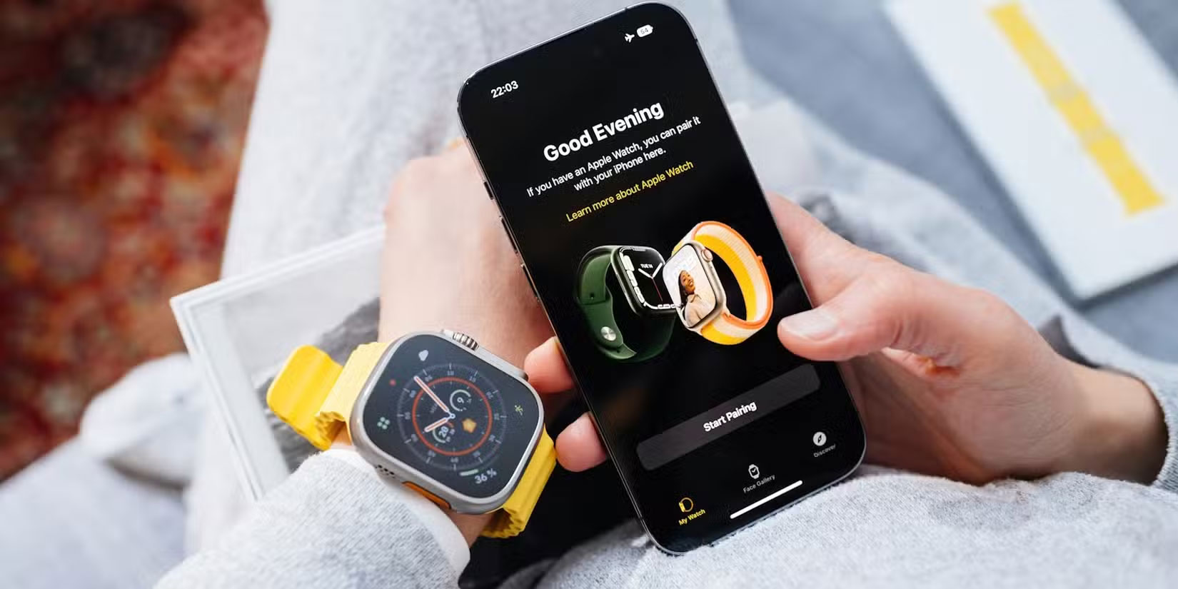 Ghép nối Apple Watch Ultra với iPhone