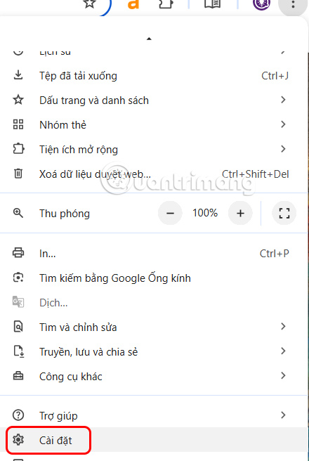 Cài đặt Chrome