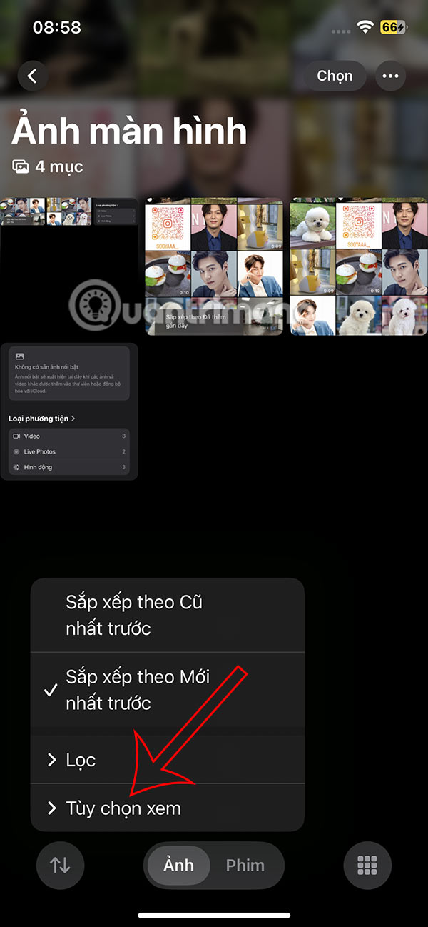 Tùy chọn xem