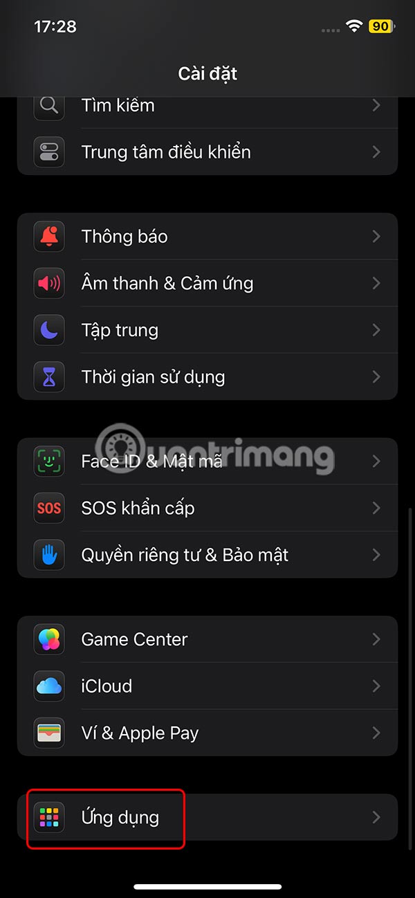 Ứng dụng trên iPhone
