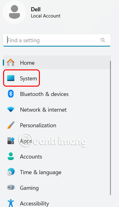 Chỉnh hệ thống Windows 11