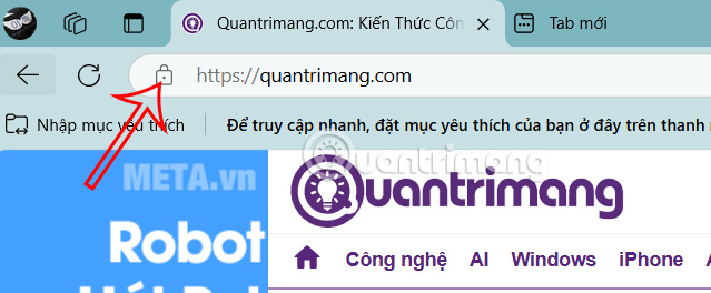 Xem thông tin trang web 