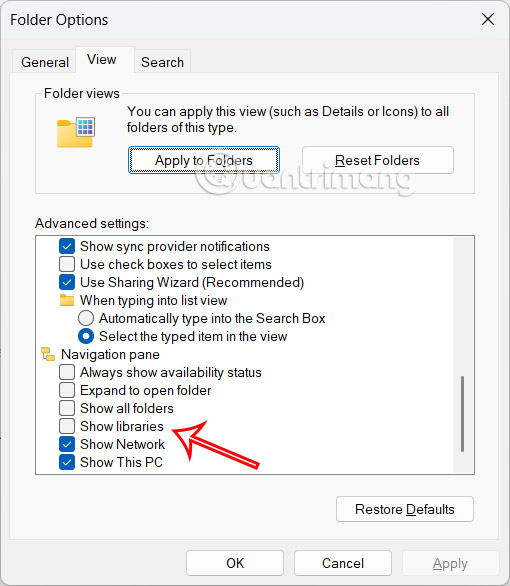 Bỏ ghim thư mục mặc định qua File Explorer Settings