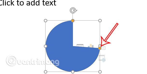 Điều chỉnh Partial Circle trong PowerPoint