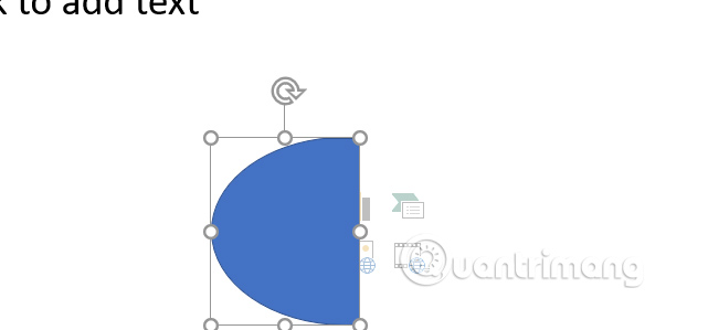 Hình bán nguyệt trong PowerPoint