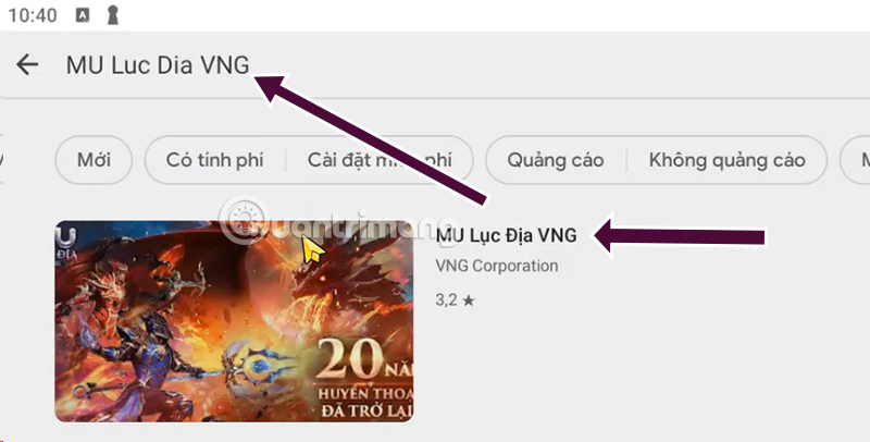 Mu Lục Địa VNG PC