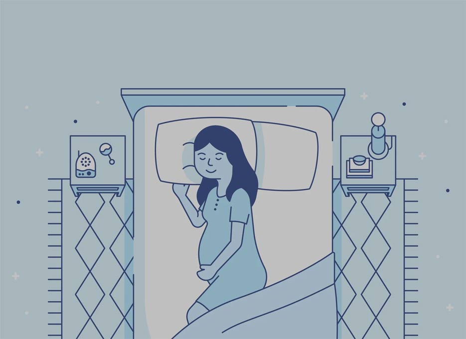 Ngủ ngon trong 3 tháng cuối thai kỳ