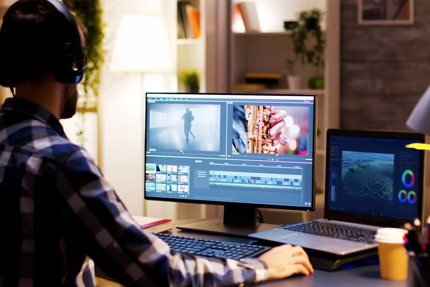 Sử dụng máy tính có AI để chỉnh sửa cảnh quay video