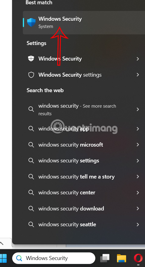 Tắt thông báo Windows Security từ khay hệ thống 